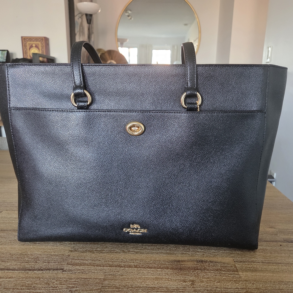 Coach Black Tote Bag